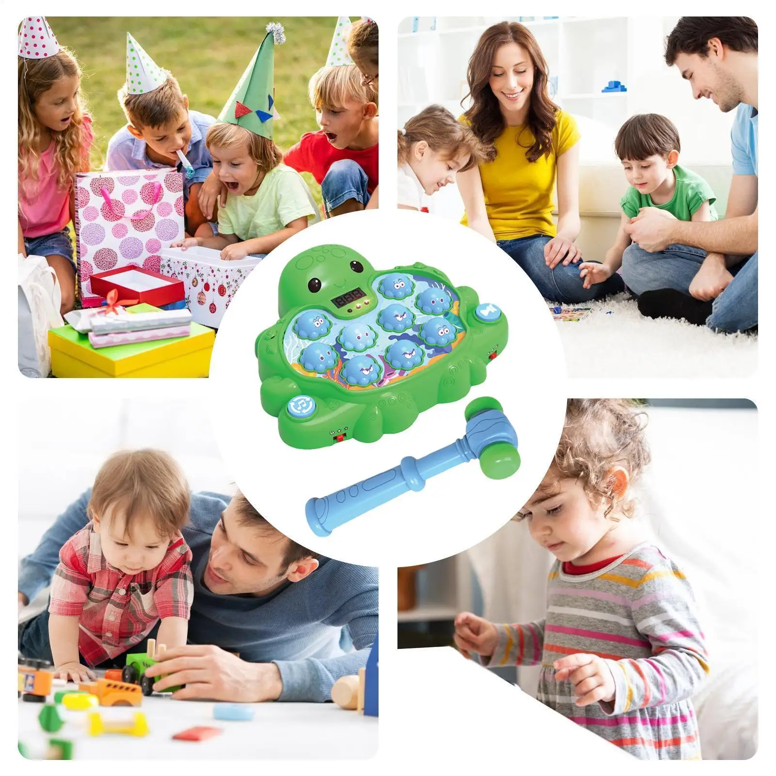 لعبة اجتز الخلد لعبة القصف التفاعلية التنسيق بين اليد والعين لعبة اللعب على شكل الأخطبوط ألعاب أطفال للأولاد والسفر والمدرسة والمنزل