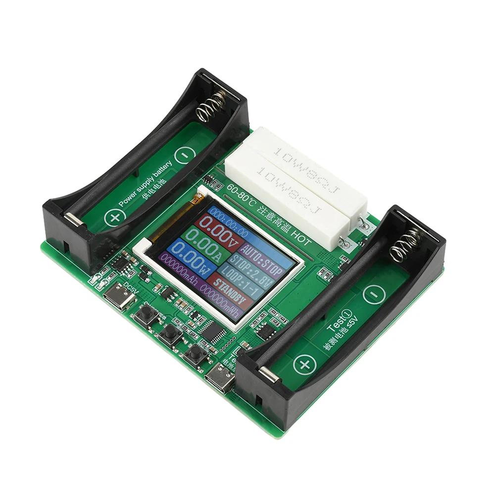 Typ-C LCD-Display Batteriekapazitätstester Lithium-Batterie-Innenwiderstandstester für 18650 Lithium-Batterie-Tester – Detail 12
