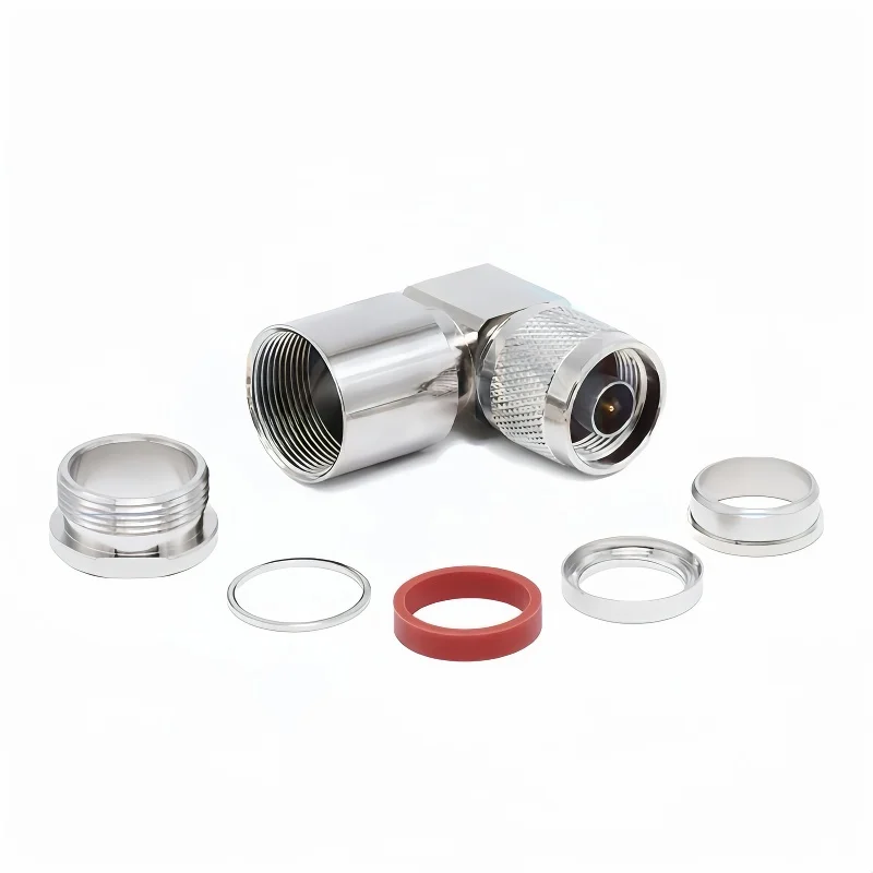 1pc  N male right angle 90 degree screw type for SYV-50-12/LMR600 CNT600 Cable RF Coaxial Adapter N-JW-12