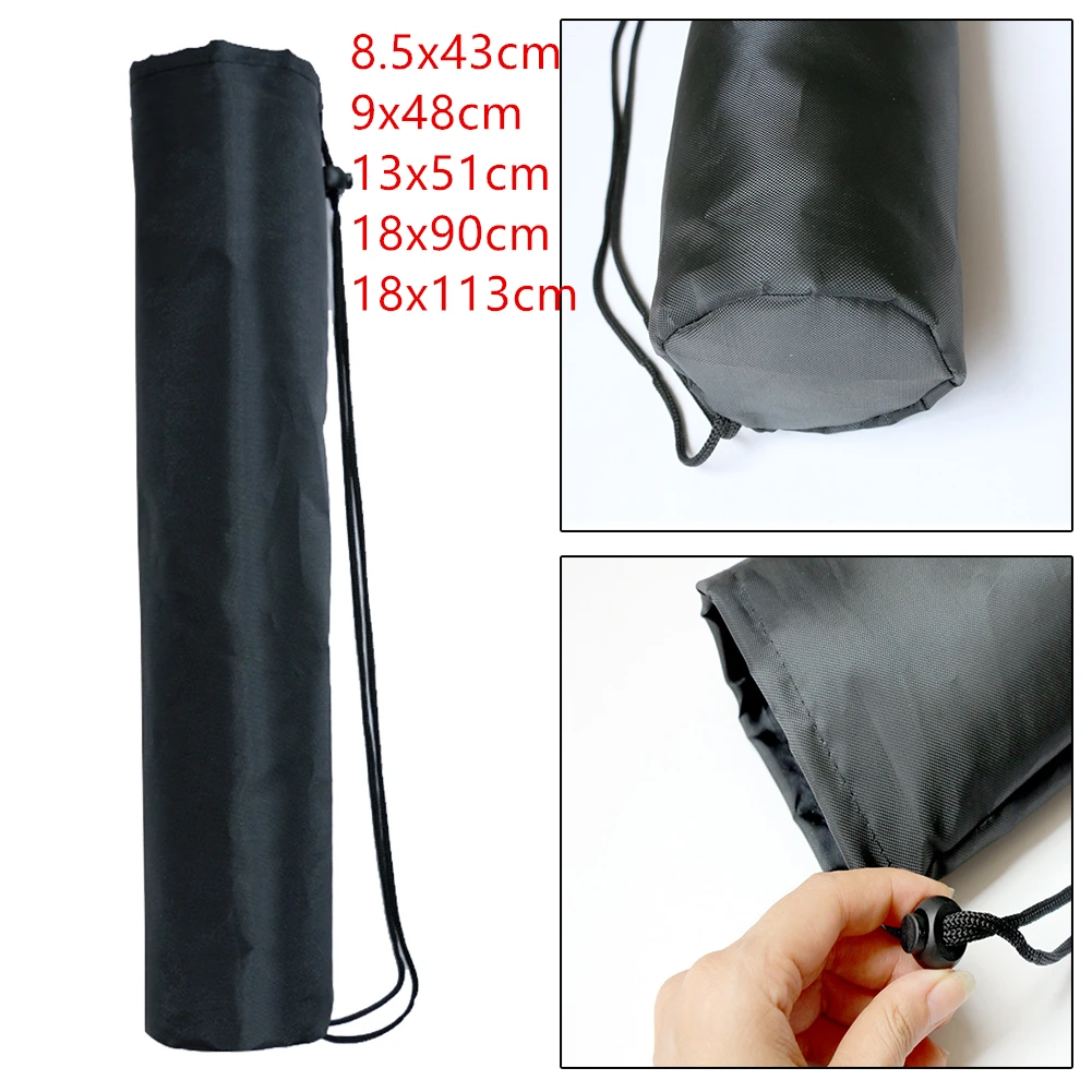 Strap azier fähige Stativ tasche 210d Polyester gewebe 43-113cm Kordel zug gefaltete Trage tasche für Mikrofon Stativ ständer Lichtst änder Regenschirm