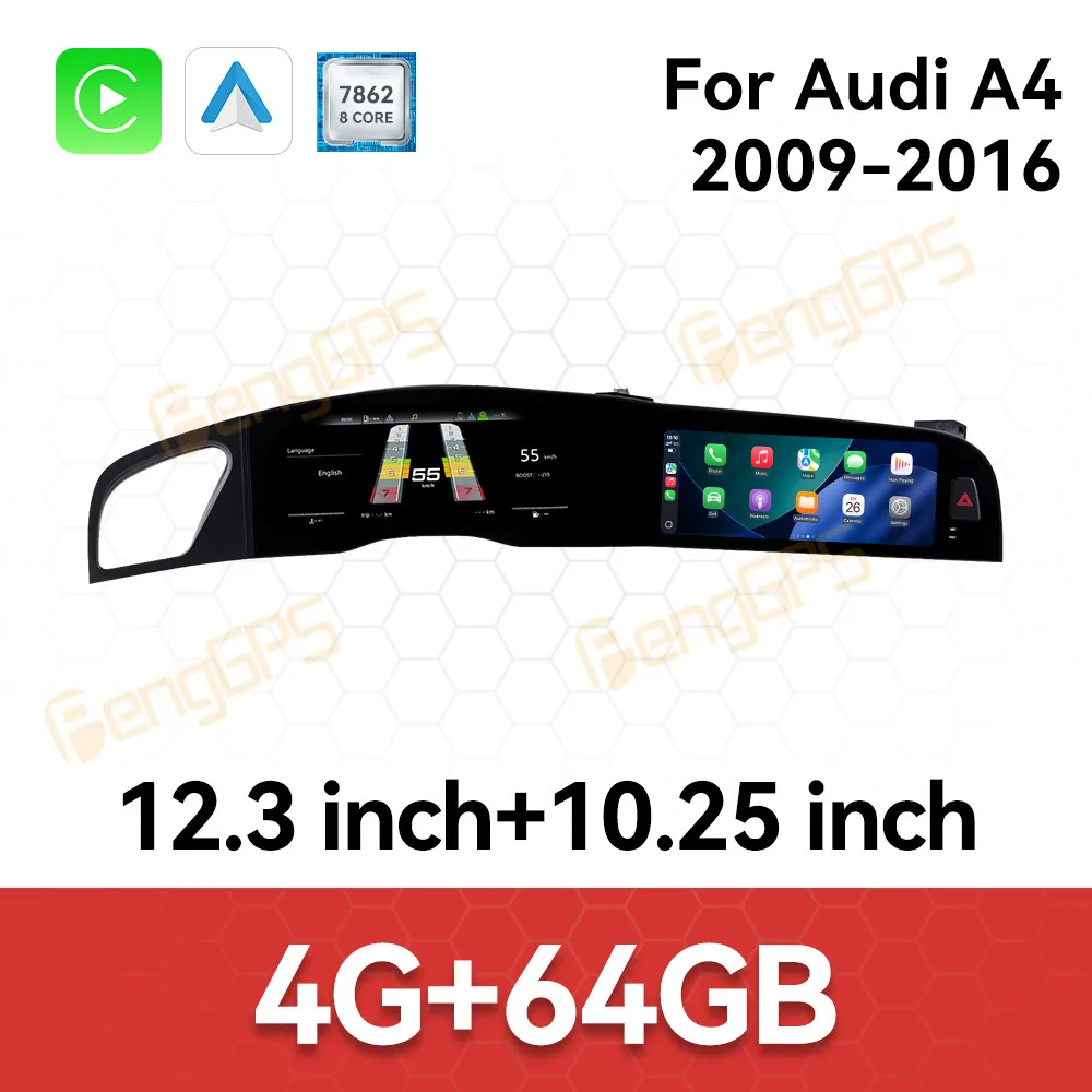 

Автомобильные аксессуары: автомагнитола для Audi A4 2009-2016, Android Auto, GPS-навигация, мультимедийный стереоприемник, головное устройство, офлайн-карты