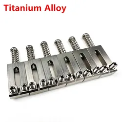 【Made in Japan】 Titanium Alloy Saddle Electric Guitar Tremolo Bridge Saddles For ST TL Style Guitar 10.5MM