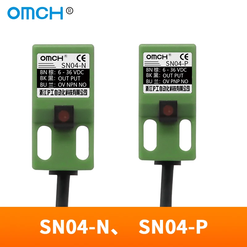 OMCH SN04-N znane SN04N 4mm czujnik zbliżeniowy NPN 3 drutu nie 6-30V DC indukcyjny przełącznik zbliżeniowy