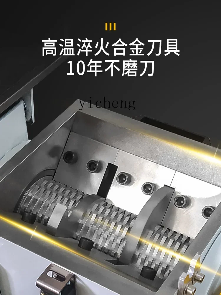 plastic slow speed pineapple knife crusher nozzle material silent medium speed crusher dust-free automatic