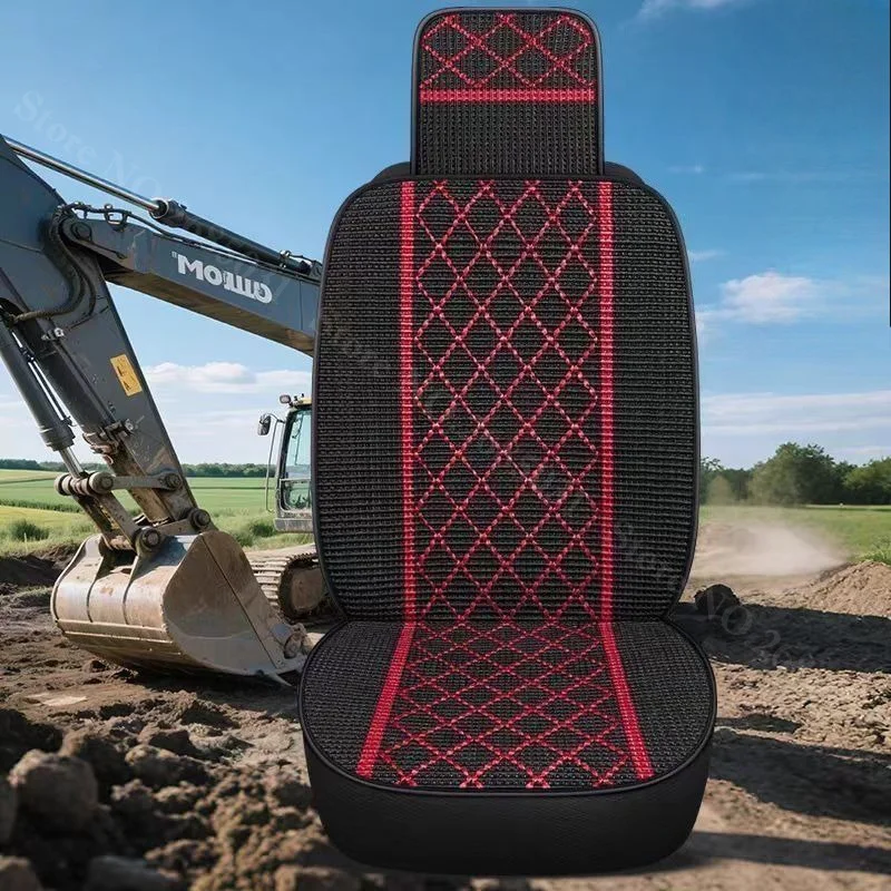 Universal Excavator Digger Fully Seat Cushion Cover Mat for SANY KOBELCO KOMATSU Hitachi CAT XCMG Doosan Automobiles Seat Covers