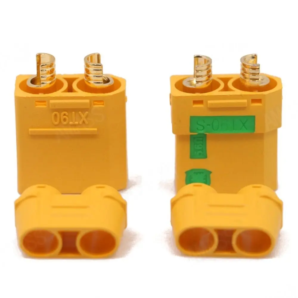 1Pairs Anti-Spark Male Female for Car Lipo Battery XT90 Connector XT90S Connector Interface Connector Connector Adapter