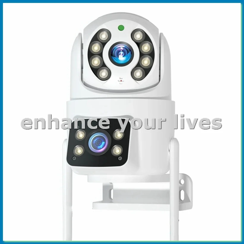 

Камера с двумя объективами, наружное ночное видение, обнаружение человека, автоматическое отслеживание, IP-камера видеонаблюдения, защита безопасности, вилка европейского стандарта-A23U