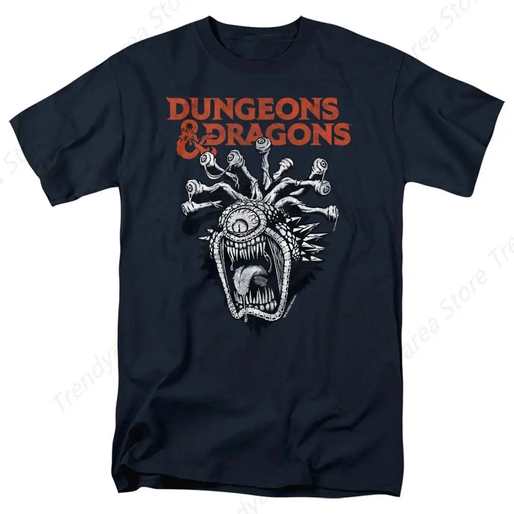 

Cool And Fashionable Beholder Unisex Adult T Shirt Navy