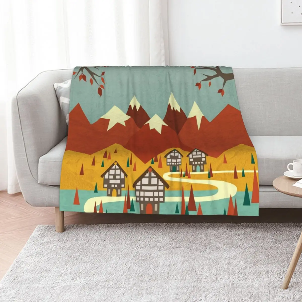 Switzerland Throw Blanket christmas decoration Blankets Sofas Of Decoration Thermal Thins Decorative Beds Shaggy Blankets