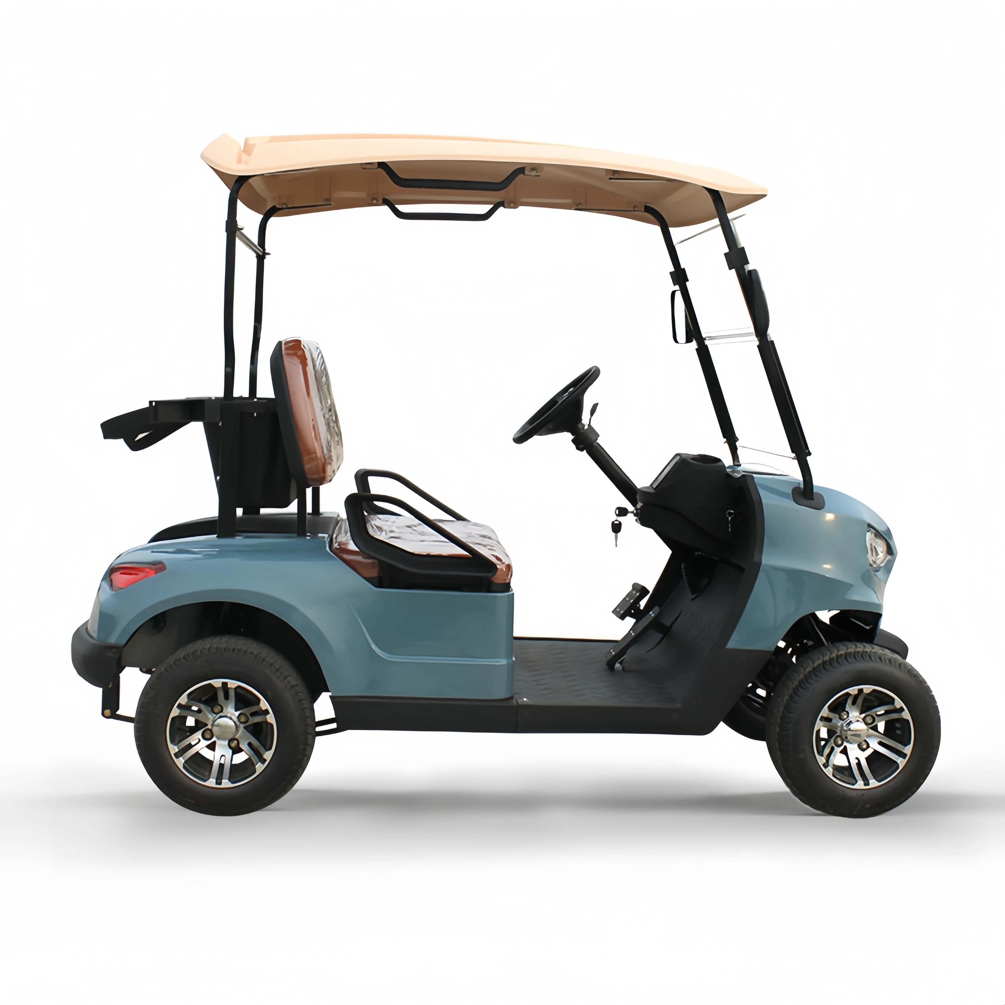 عربة جولف كهربائية صغيرة رخيصة الثمن 72 فولت، سيارة لمشاهدة معالم المدينة الكهربائية ذات المناظر الطبيعية الخلابة، عربة جولف فاخرة جديدة 2025، مركبة لجميع التضاريس #5