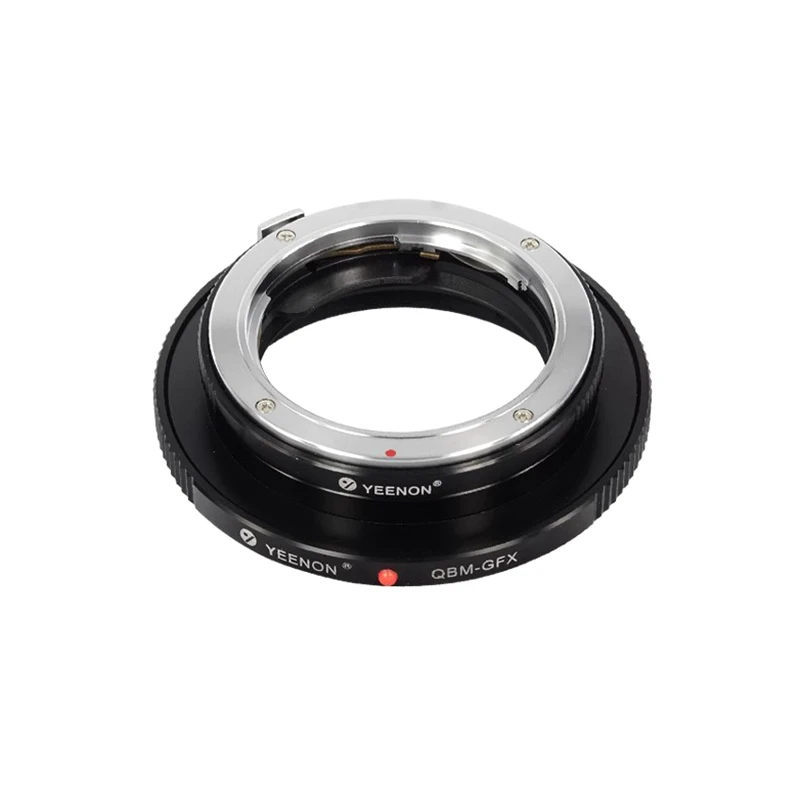 Yeenon QBM-GFX Manual Focus Lens Adapter for Rollei QBM Lens to Fujifilm GFX Mount Camera GFX100SII/GFX100II/GFX100/GFX50SII