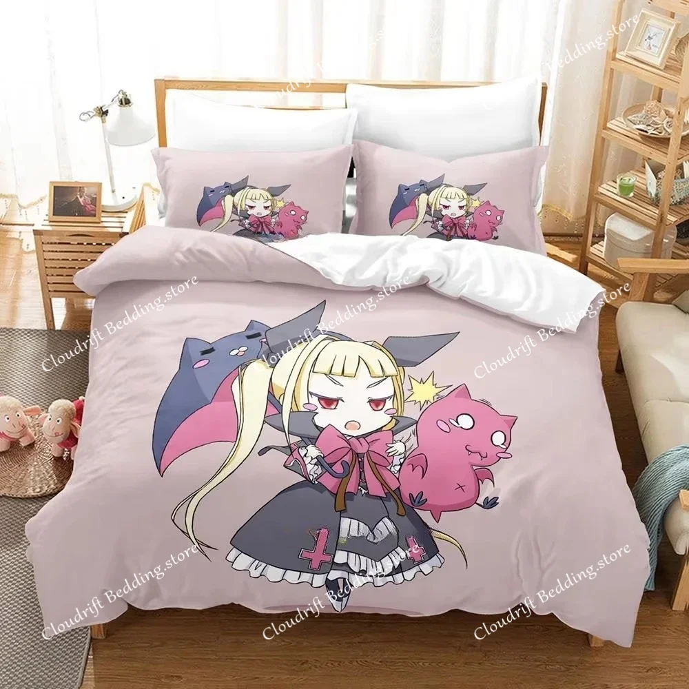 

New Personality 3D Printed Anime Blazblue Bedding Set Cartoons Adult Kid Bedroom Duvet Cover Sets Home Textiles