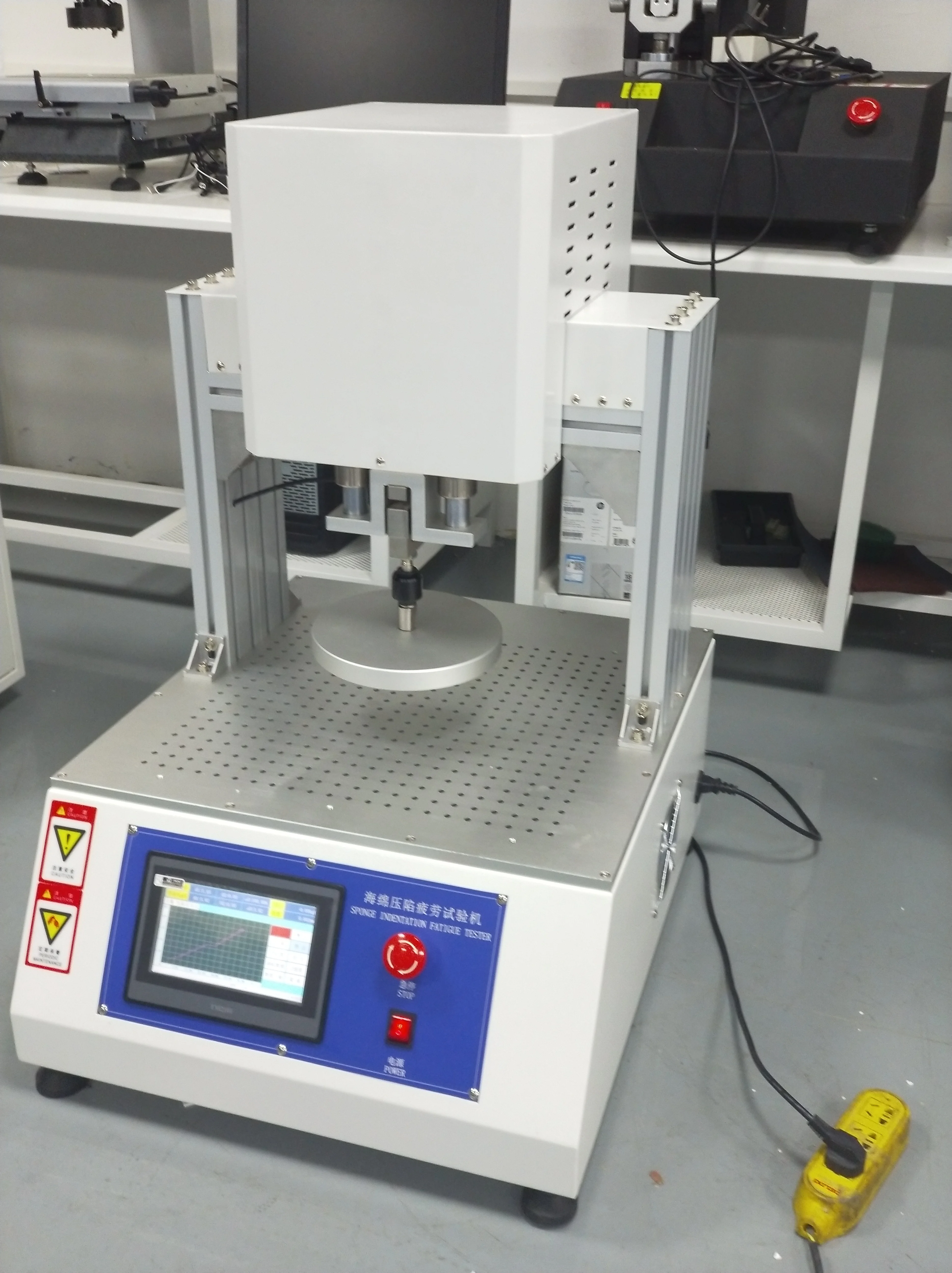 Foam Indentation Hardness Compression Deflection Coefficient Tester