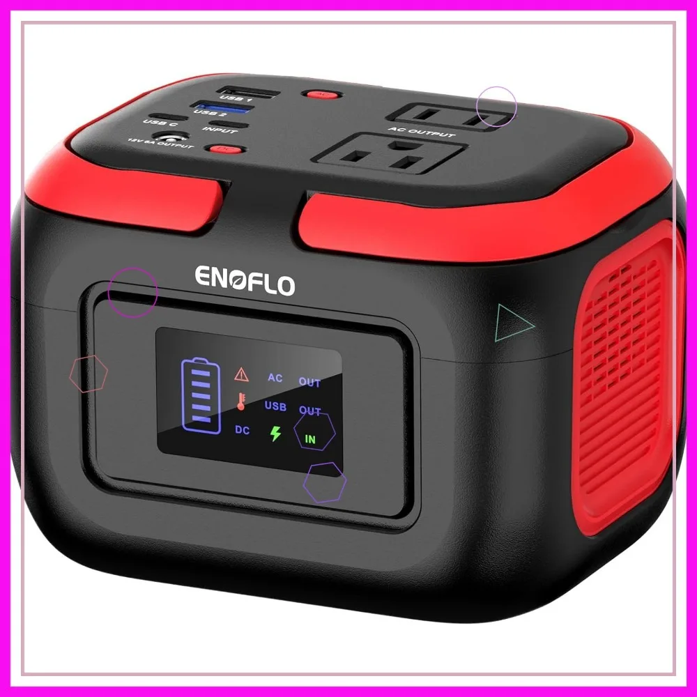 محطة طاقة محمولة 97Wh مولد طاقة شمسية مع تيار متردد/تيار مستمر/USB QC3.0 للتخييم في الهواء الطلق والمنزل الاحتياطي في حالات الطوارئ