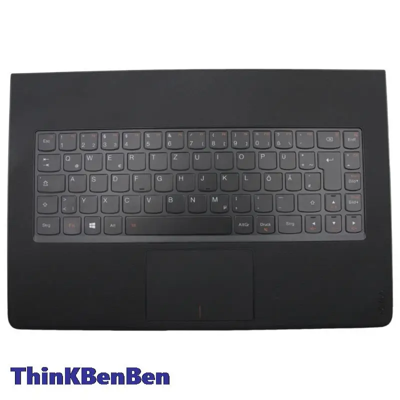 

DE German Black Keyboard Upper Case Palmrest Shell Cover For Lenovo Yoga 3 Pro 1370 5CB0G97360