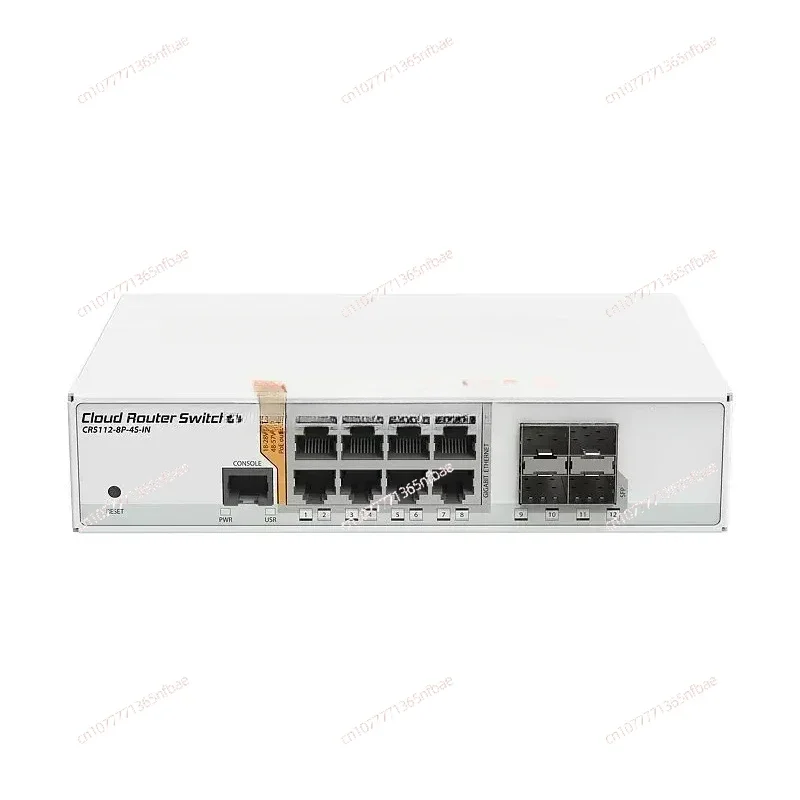 CRS112-8P-4S-IN Full Gigabit Eight Electrical Ports Four Optical Ports Gigabit Switch Desktop Version 90% New