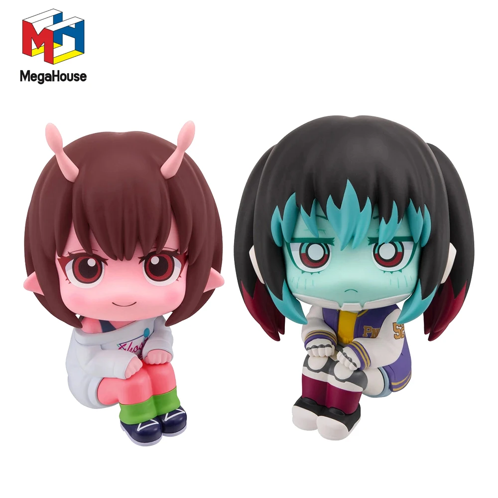 Figura de Acción Original MegaHouse Look up Kujo Chiharu Kurusu Makina (Ginga Tokkyuu Milky Subway), Modelo Coleccionable de Anime