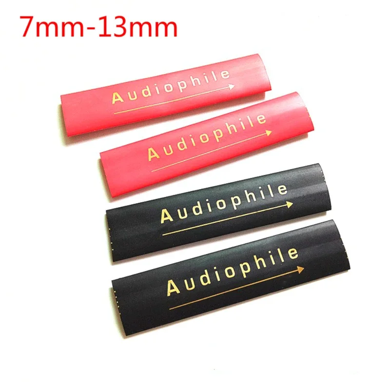 20Pcs HiFi Audio Speaker Cable Tube RCA/XLR Wire Polyolefin Shrinking Assorted Heat Shrink Tube Cable Insulated Tubing 13mm