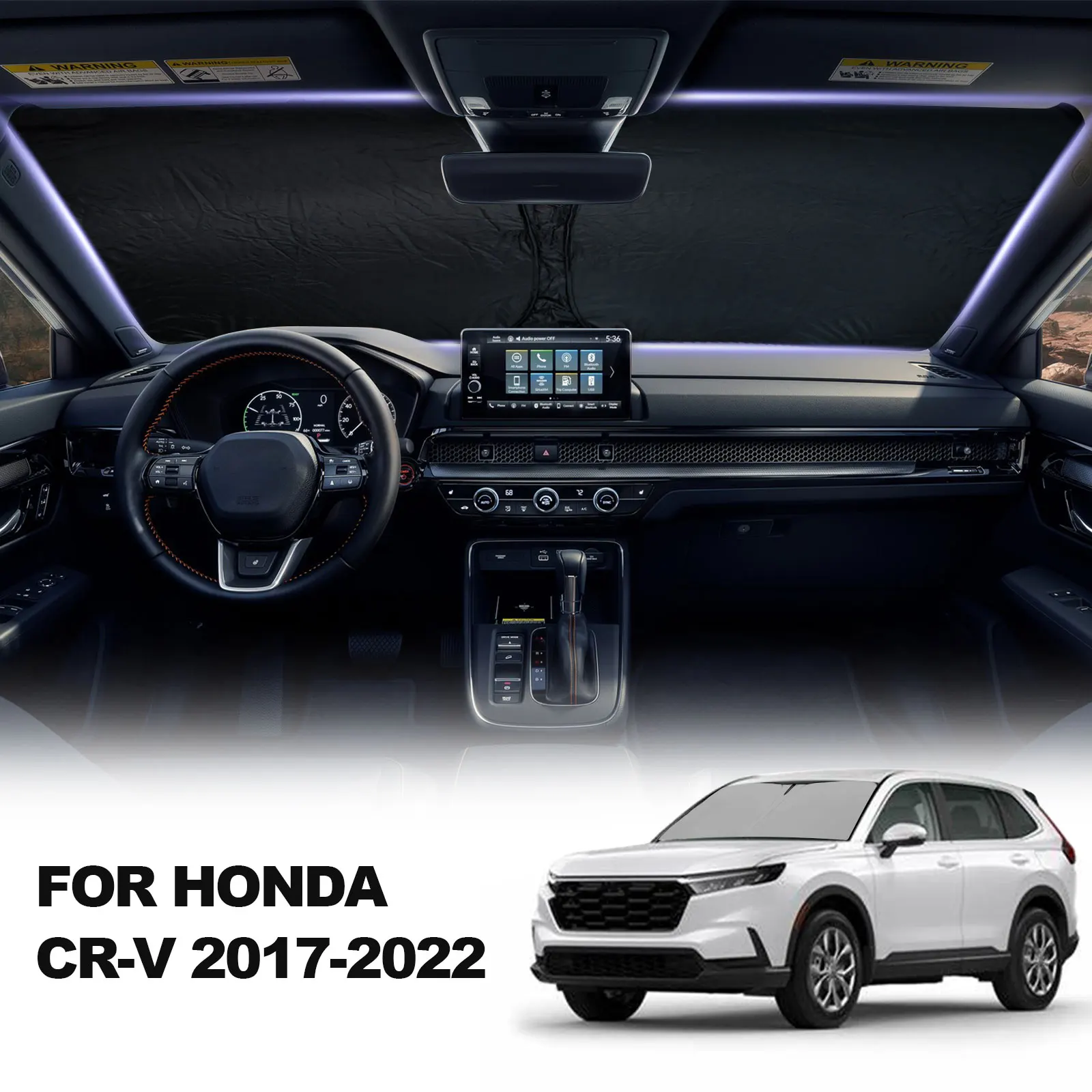 For Honda CRV CR-V 2017-2022 Car Windshield Sunshade Cover Front Window Sun Shade Visor UV Protection Car Interior Accessories