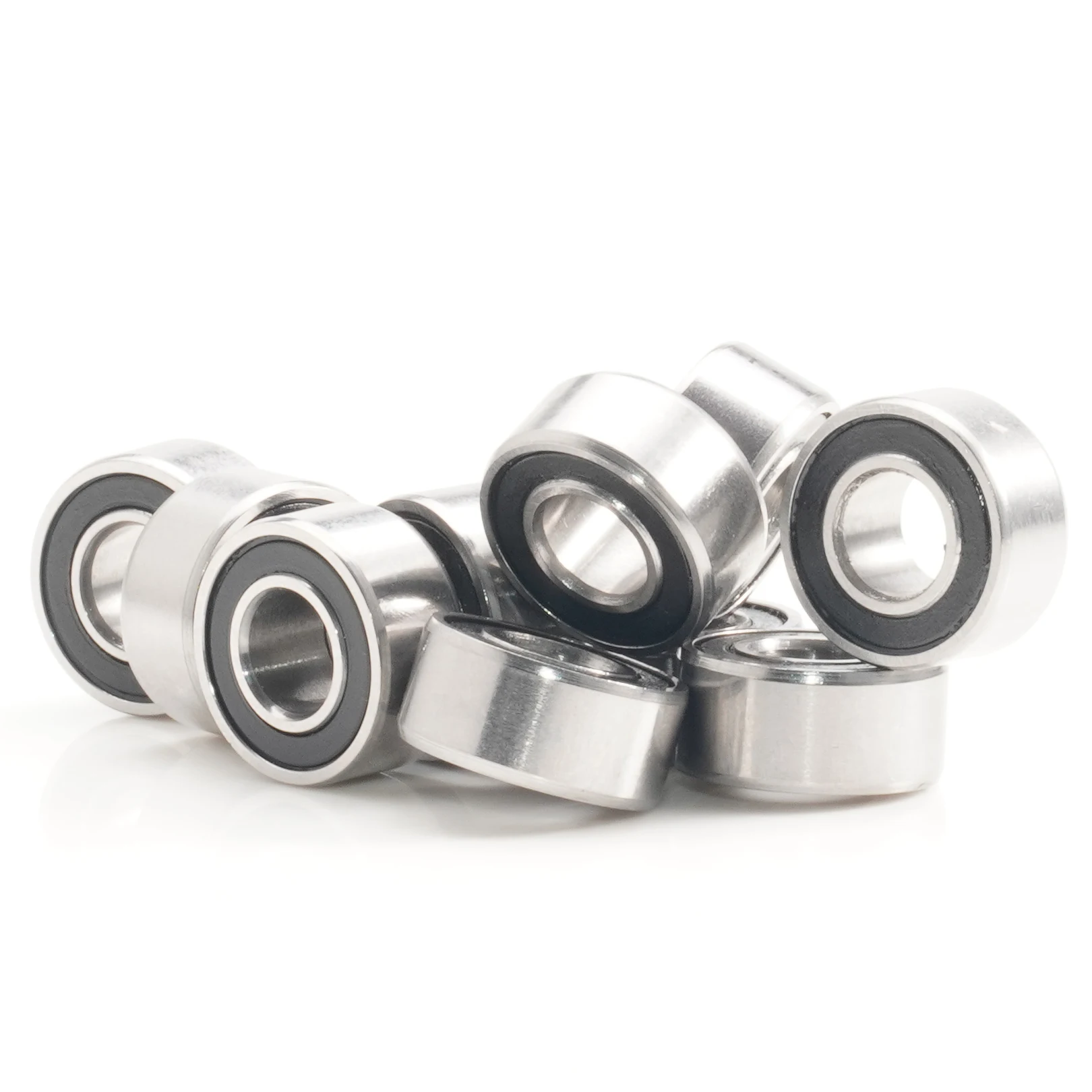 

685RS подшипник (10 шт.) 5*11*5 мм ABEC-7 хобби электрический RC автомобиль грузовик 685 RS 2RS шарикоподшипники 685-2RS Черный герметичный