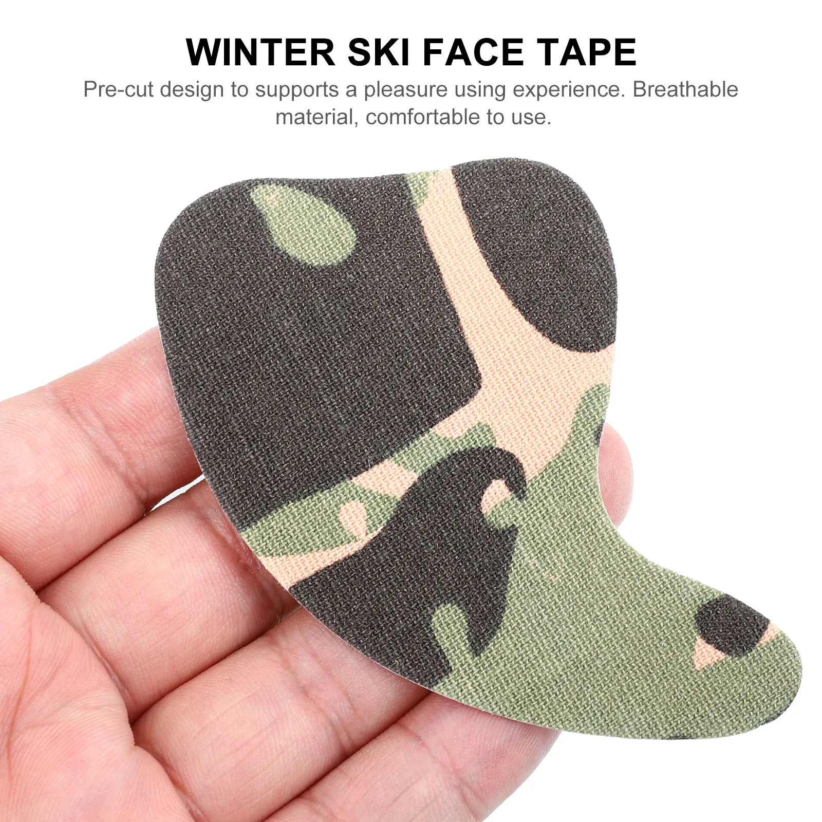 

3 Sets Anti-freeze Face Stickers Windproof Winter Protective Ski Tape Soft Skin Care Breathing Material Comfortable Outdoor