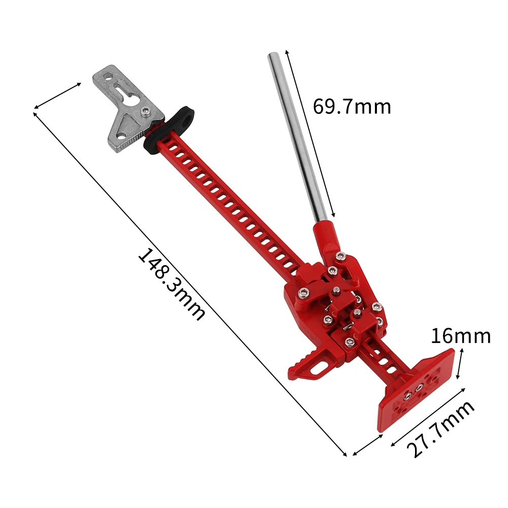RC المعادن انزلاقية جاك أداة صغيرة رفع جاك محاكاة جزء لمحوري SCX10 Traxxas TRX4 Tamiya CC01 D90 1/10 RC الزاحف سيارة