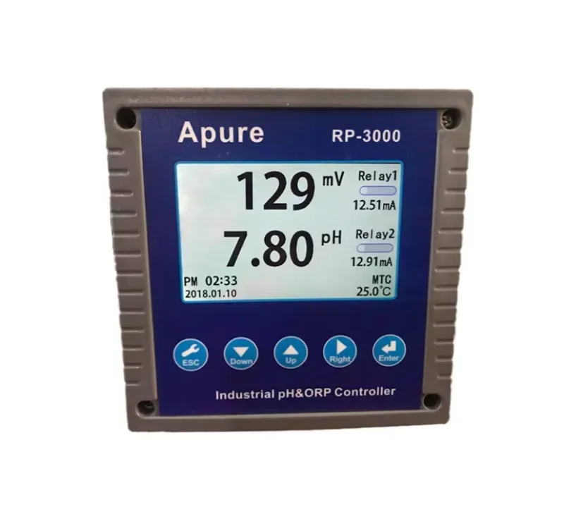 Apure 4-20ma Zwembad Water Kwaliteit Tester Automatische Digitale Ph En Orp Meter Controller