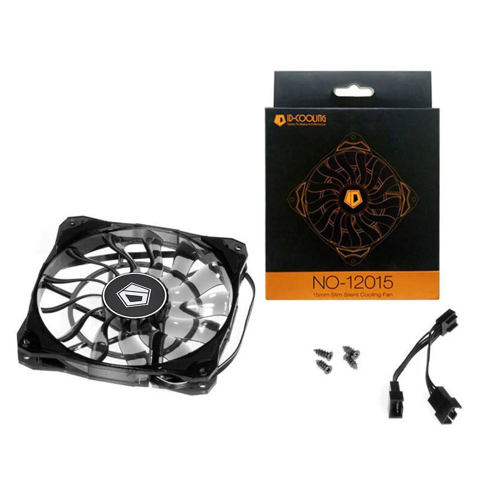 ID-COOLING 12cm 13 Blades Cooler Chassis PC Case CPU 4 Pin Silent Radiator Fan
