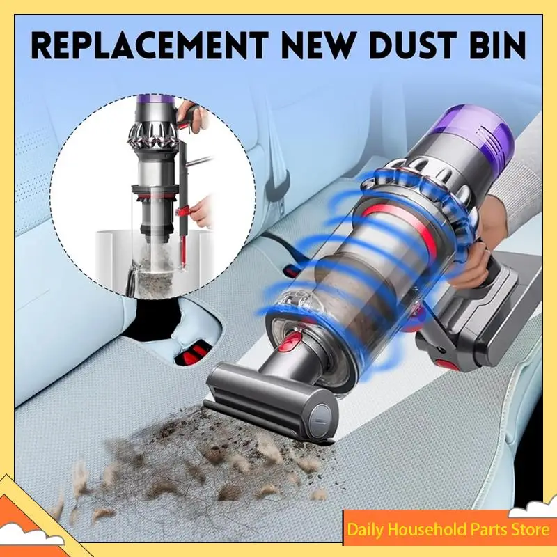 【Great Sale】Dust Bin Bucket For Dyson V11 V15 SV14 SV15 SV22 Vacuum Cleaner Replacement Parts Vacuum Dustbin Dust Cup Type B Int