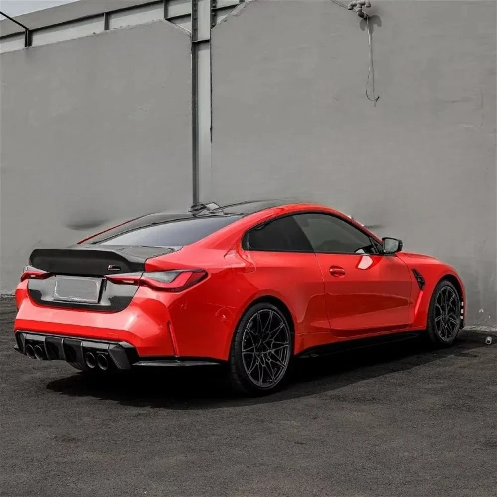 CSL High Quality Dry Carbon Fiber Trunk Cover for M4 G82 G83 Coupe Upgraded Rear Trunk with Body Kit New Condition 2