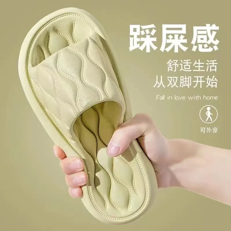 

Отель наступает на дерьмо, милые, крутые тапочки, женская летняя одежда, домашняя мужская непромокаемая пляжная обувь на мягкой подошве для гостеприимства 20