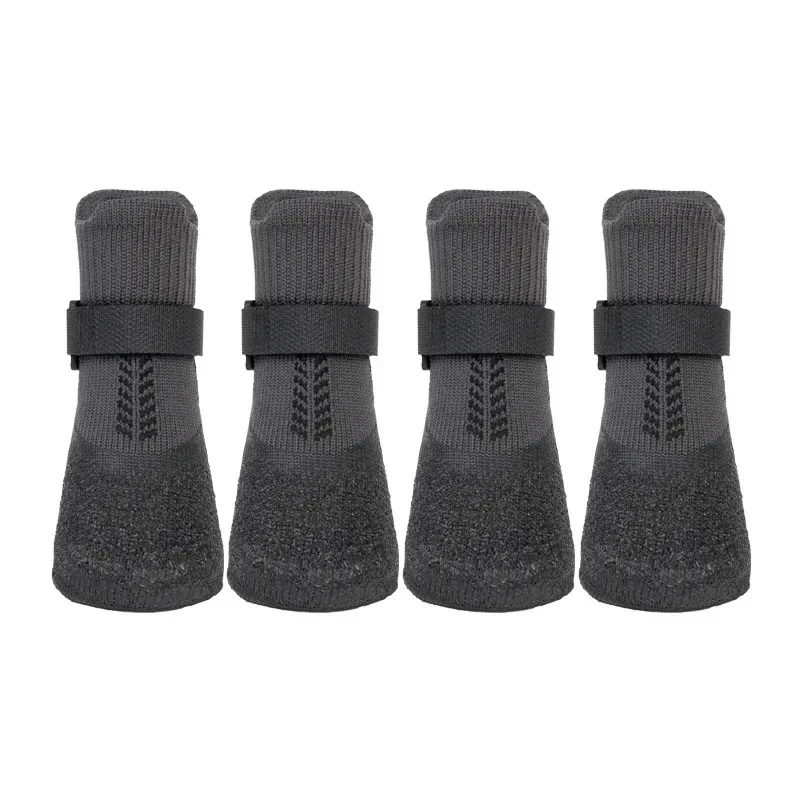 

4Pcs/Set Dog Shoes, Dog Paw Protection, Antifreeze Snow Boots, Winter Dog Shoes, Teddy Golden Hair, Labrador Border Collie