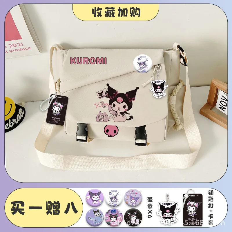 Sanrio New Clow M Casual Handbag Cute Cartoon Large Capacity Lightweight Stain-Resistant Single-Shoulder Bag