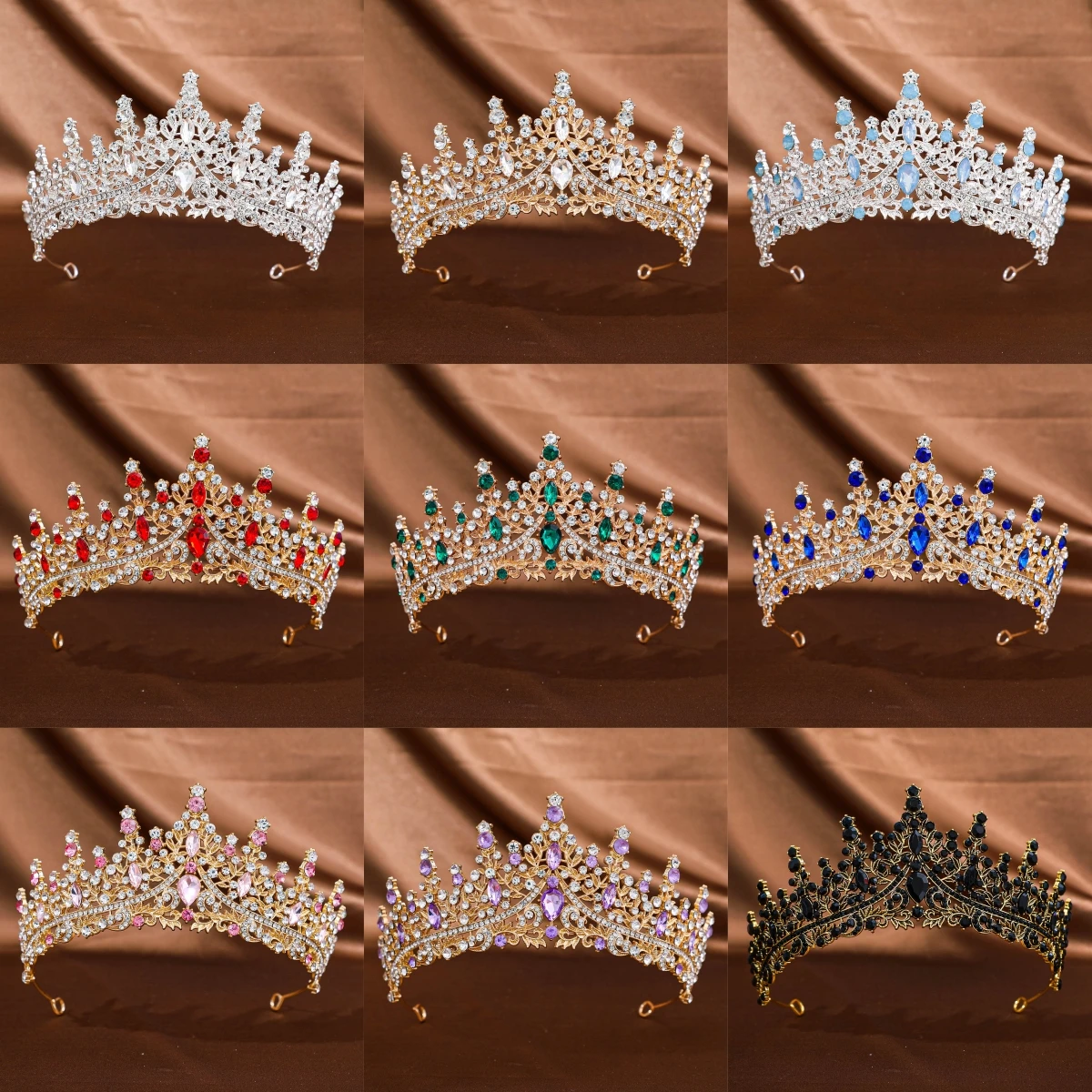 

Барочные хрустальные тиары и короны, ободок с камнями, корона-диадема для выпускного вечера, свадебные аксессуары для волос, ювелирные украшения, корона-тиара, подарок