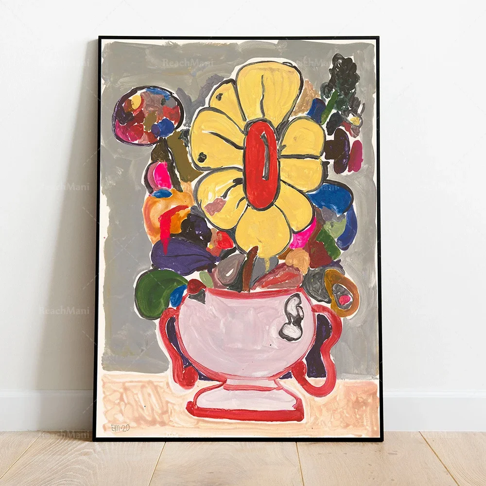 Eddie Martinez Art Print, Pop Art Print, Abstract art print, Contemporary Art, Eddie Martinez Poster, Abstract Wall Art