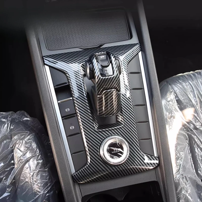 

Для Great Wall Poer 2023-2025 аксессуары для интерьера, модернизация из углеродного волокна, трендовый стеклянный подъемник, украшение, автомобильные аксессуары