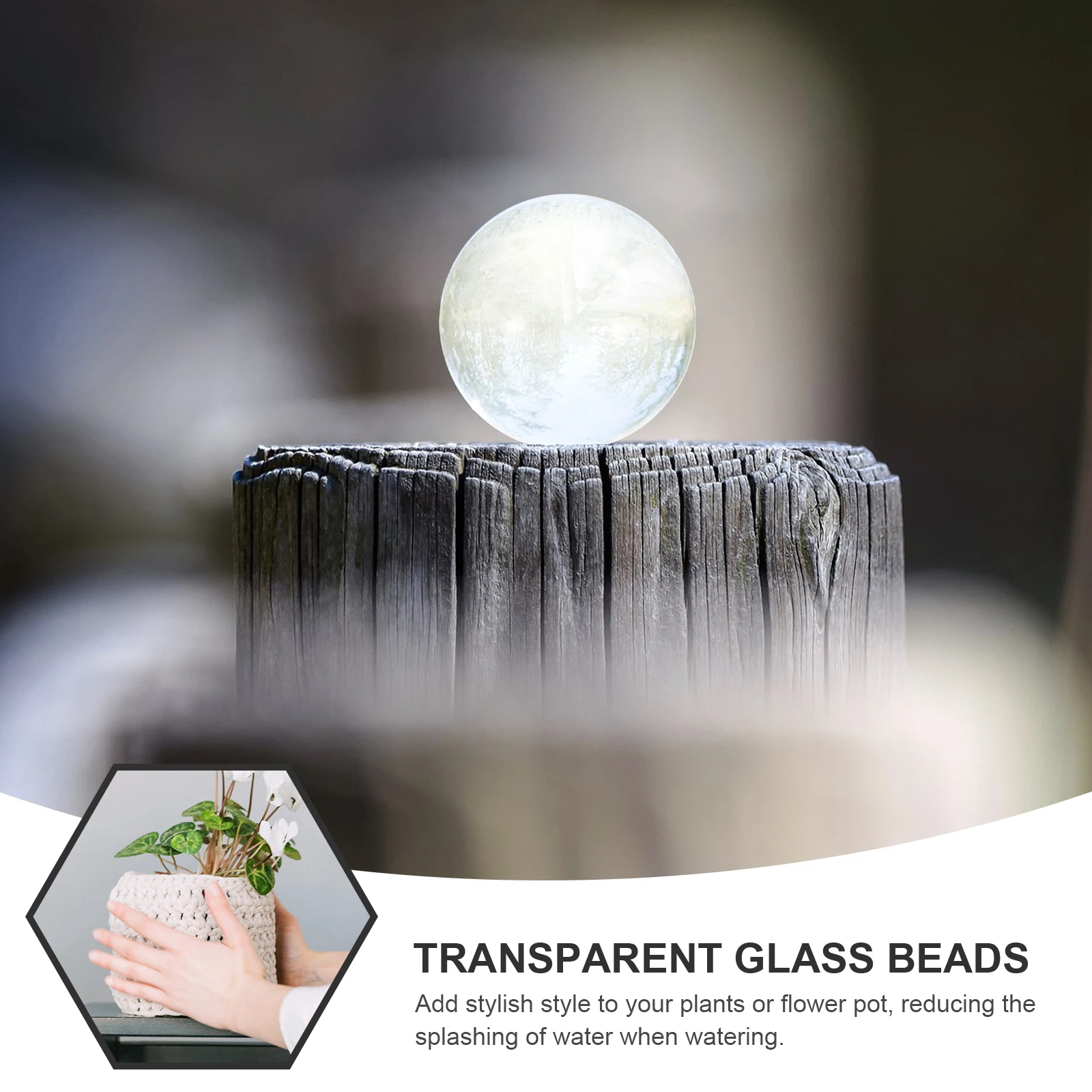 

90 Pcs Glass Bead Decoration Vase Beads Bulk for Decorating Marble Fillers Centerpieces Ordinary Clear Marbles Round