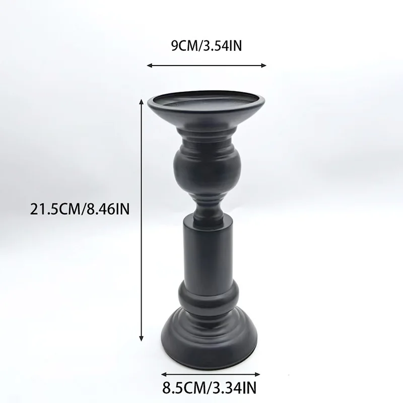 

Decorative Iron Candlestick Dining Table Holder Metal Centerpiece for Dining Room Home Decor Iron Candlestick