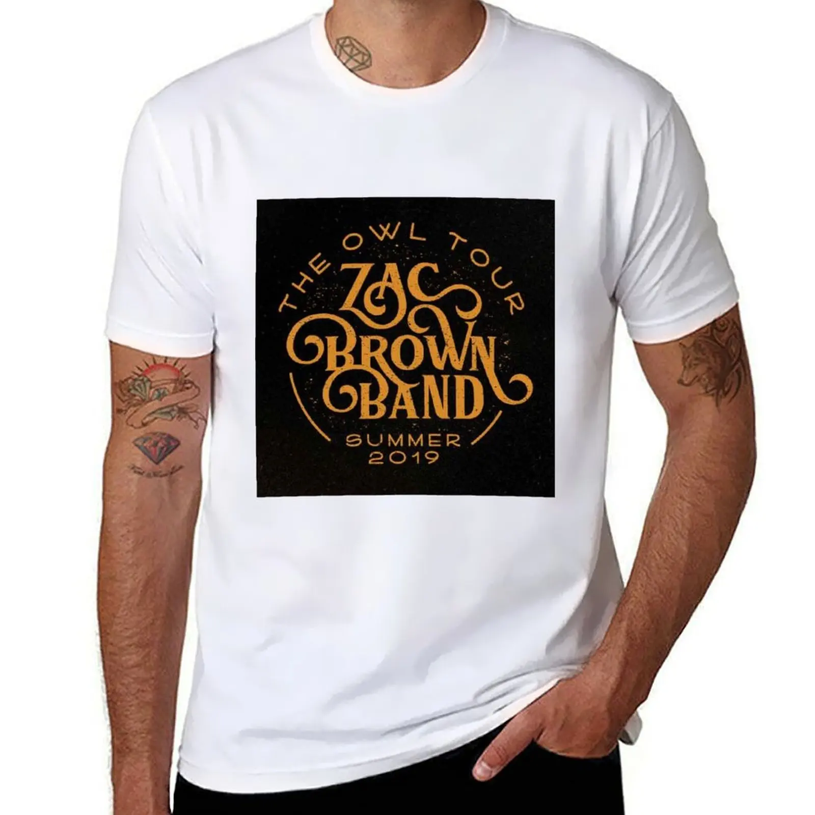 

nam zack brown buat band T-Shirt man t shirts for men man t shirt luxury T-Shirt