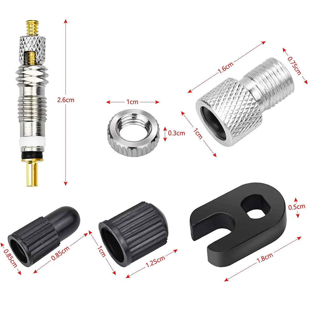

1Set Valves Core Bike Tubeless Core French Bike Valves Cores High-Class Materials Reasonable Design Time-Saving