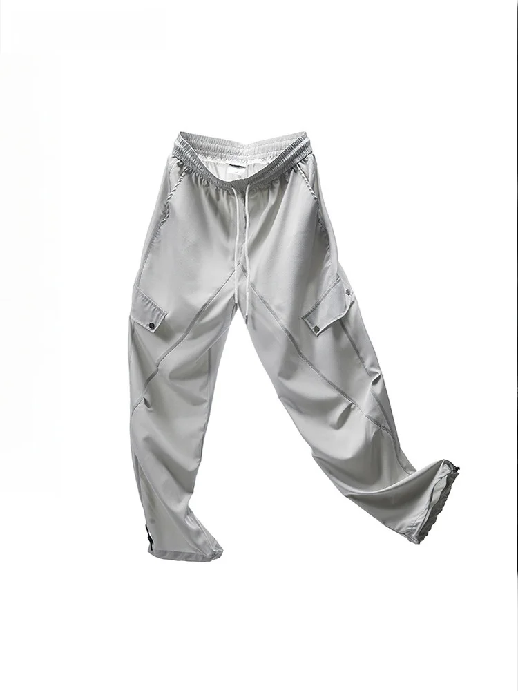 

VIIOW Summer Thin Qui Dry Men's Hiking Pants Breathable Casual Straight Leg Workwear Trousers Spor Leisure Mountain Cli...