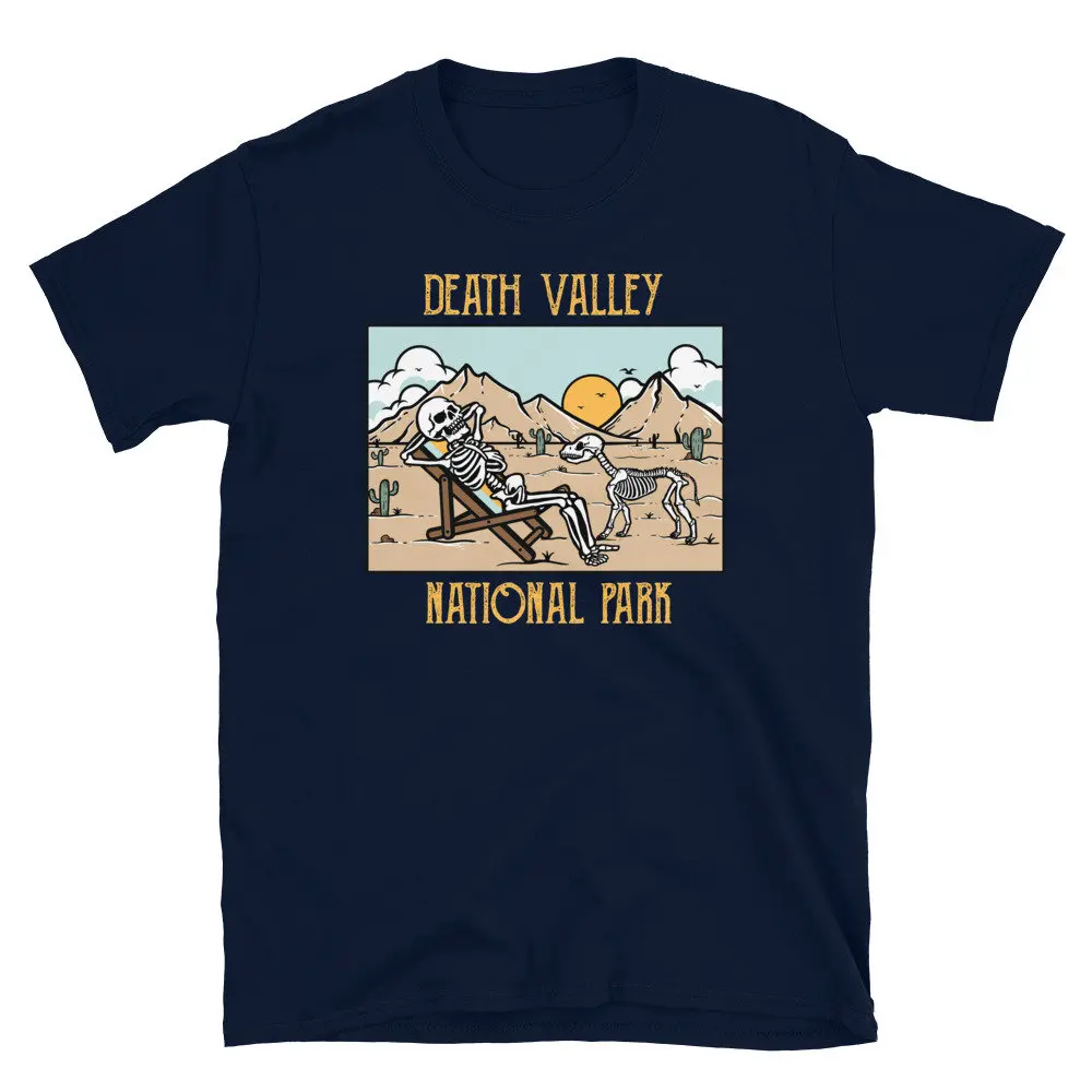 Death Valley National Park Mojave Desert California Skeleton  T Shirt