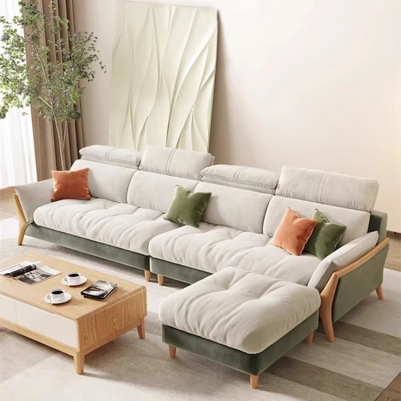

Luxury Living Room Sofa Chaise Longue Modular Modern Nordic Sofa Armchair Corner Bases Y Marcos De Cama Home Furniture