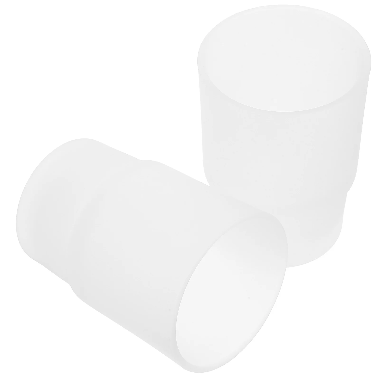 

2Pcs Clear Glass Toothbrush Holder Set - Elegant Bathroom Accessories for Toothbrush and Toothpaste Storage with Nonslip Design