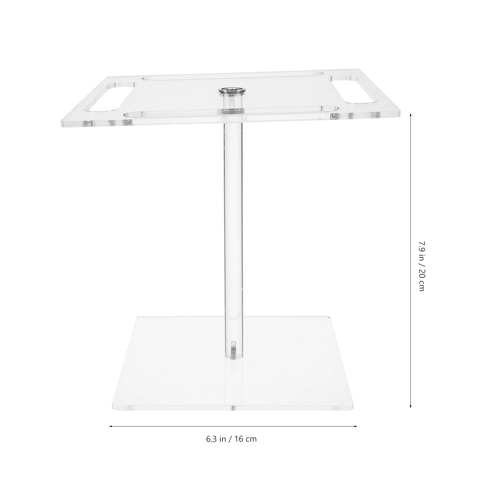 

Transparent Acrylic Rotating Storage Rack Eyeglass Sunglasses Display Stand Stable Base Space Saving Desktop Organizer