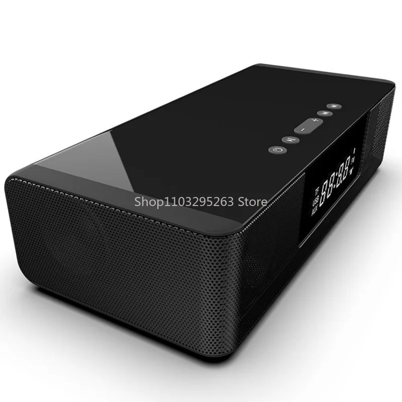 Hands-Free Call Smart Alarm with Remote Control Audio Wireless Charging Sound Heater Bluetooth Speaker