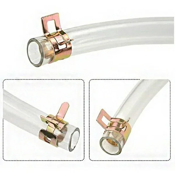 75/115PCS Car & Truck Spring Clips Fuel Oil Water Hose Clip Pipe Tube Clamp Fastener with 1PC Hose Clamp Pliers Set