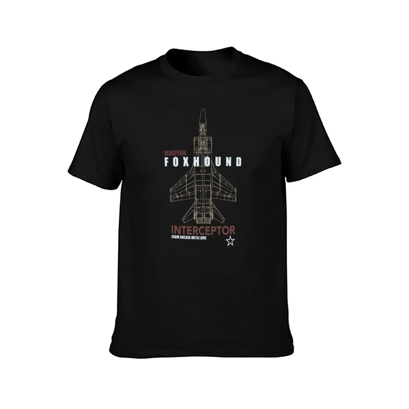 Mig-31 Foxhound T-Shirt Minimalist Graphic Tee Shirt