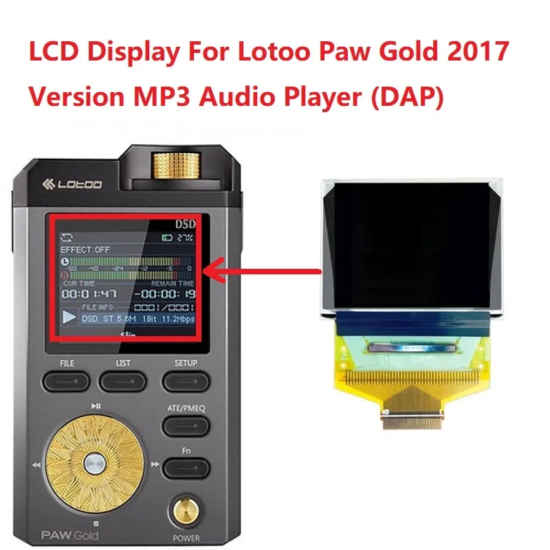 

ЖК-дисплей для Lotoo Paw Gold 2017 Version MP3 Audio Player (DAP) OLED дисплей ремонт Screnn