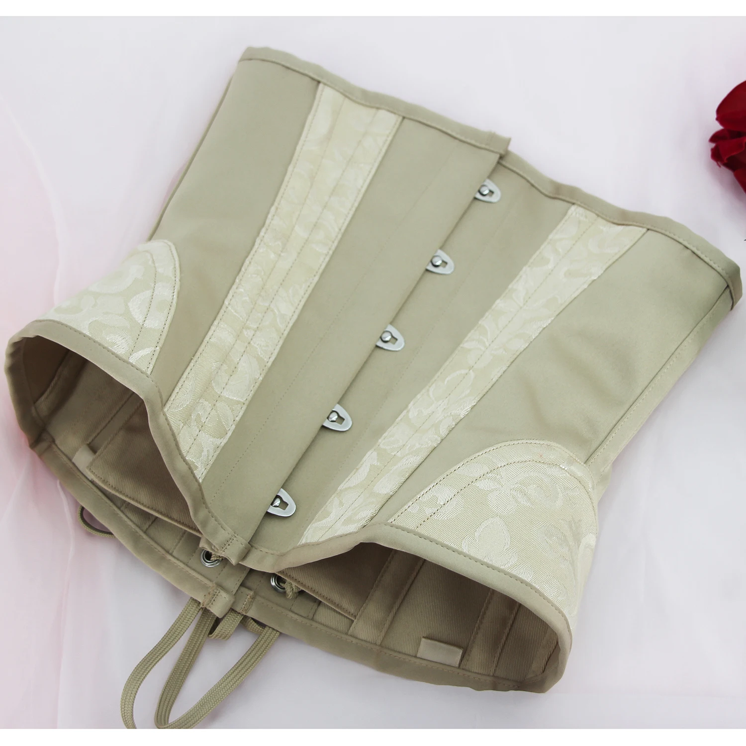 Corsetto in vita a clessidra con Torso corto per le donne bustier e corsetti gotici Sexy sottoseno vita Trainer dimagrante Cincher